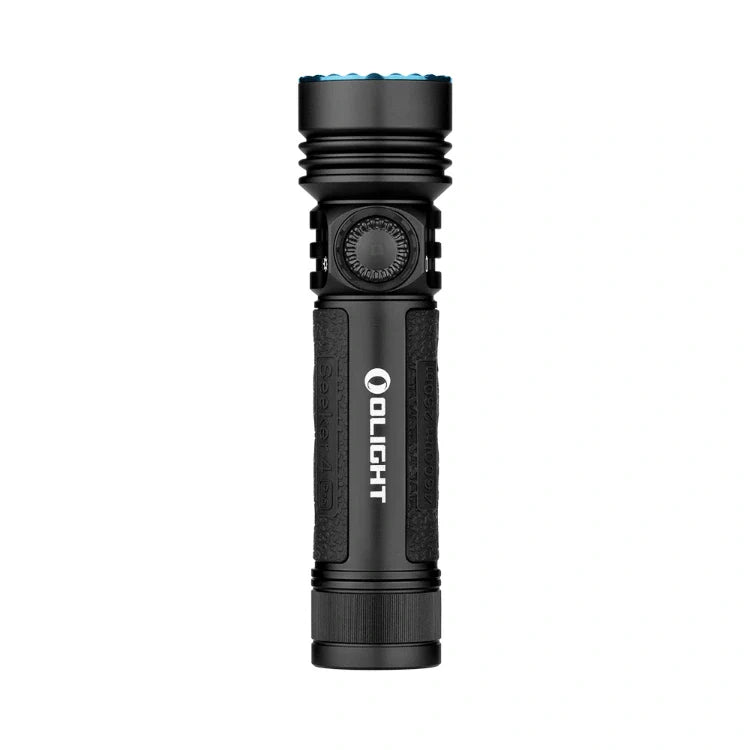 OLIGHT SEEKER4PROMTBKCW Seeker 4 Pro High Power Flashlight - Matte Black CW(5700~7000K) - Fire Protection Parts