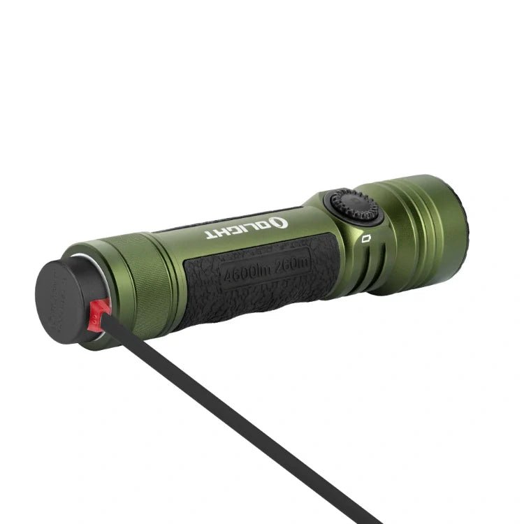 OLIGHT SEEKER4PROODG Seeker 4 Pro High Power Flashlight - OD Green CW(5700~7000K) - Fire Protection Parts