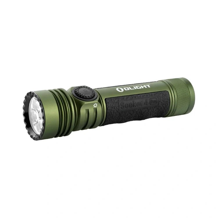 OLIGHT SEEKER4PROODG Seeker 4 Pro High Power Flashlight - OD Green CW(5700~7000K) - Fire Protection Parts