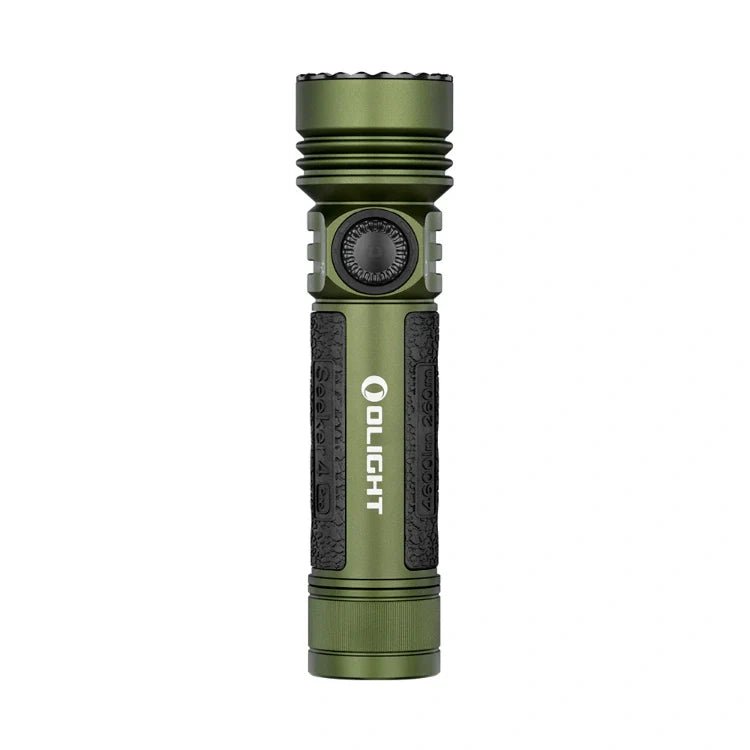 OLIGHT SEEKER4PROODG Seeker 4 Pro High Power Flashlight - OD Green CW(5700~7000K) - Fire Protection Parts