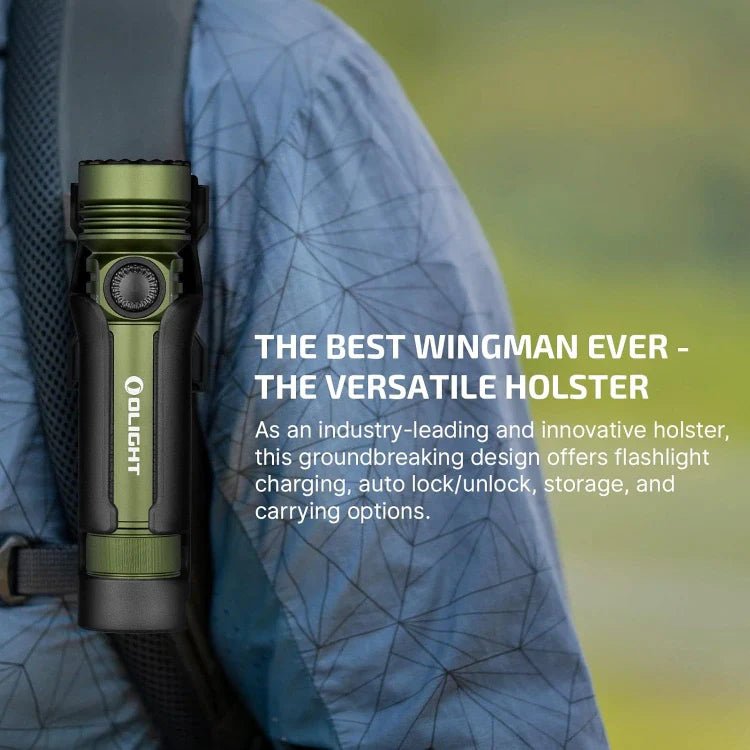 OLIGHT SEEKER4PROODG Seeker 4 Pro High Power Flashlight - OD Green CW(5700~7000K) - Fire Protection Parts