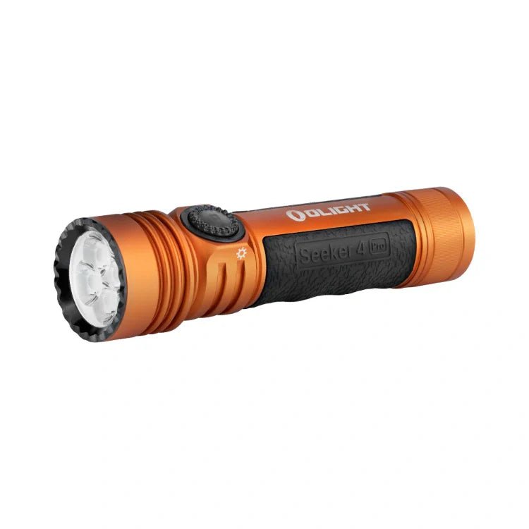 OLIGHT SEEKER4PROOG Seeker 4 Pro High Power Flashlight - Orange CW(5700~7000K) - Fire Protection Parts