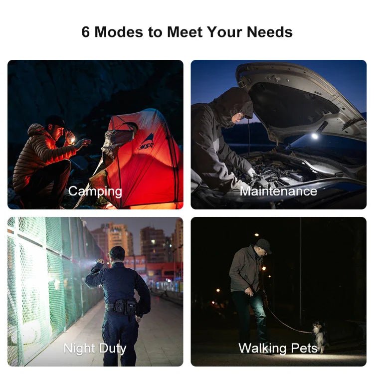 OLIGHT SEEKER4PROOG Seeker 4 Pro High Power Flashlight - Orange CW(5700~7000K) - Fire Protection Parts