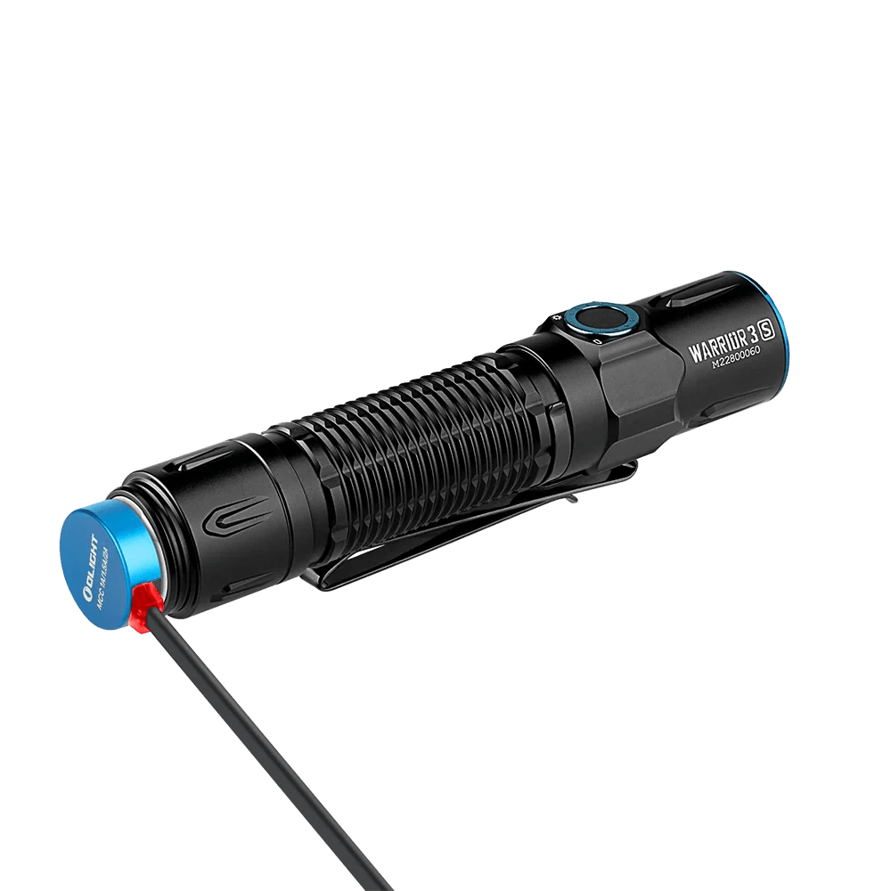 OLIGHT WARRIOR3SBK Warrior 3S High Beam Tactical Flashlight - Black - Fire Protection Parts