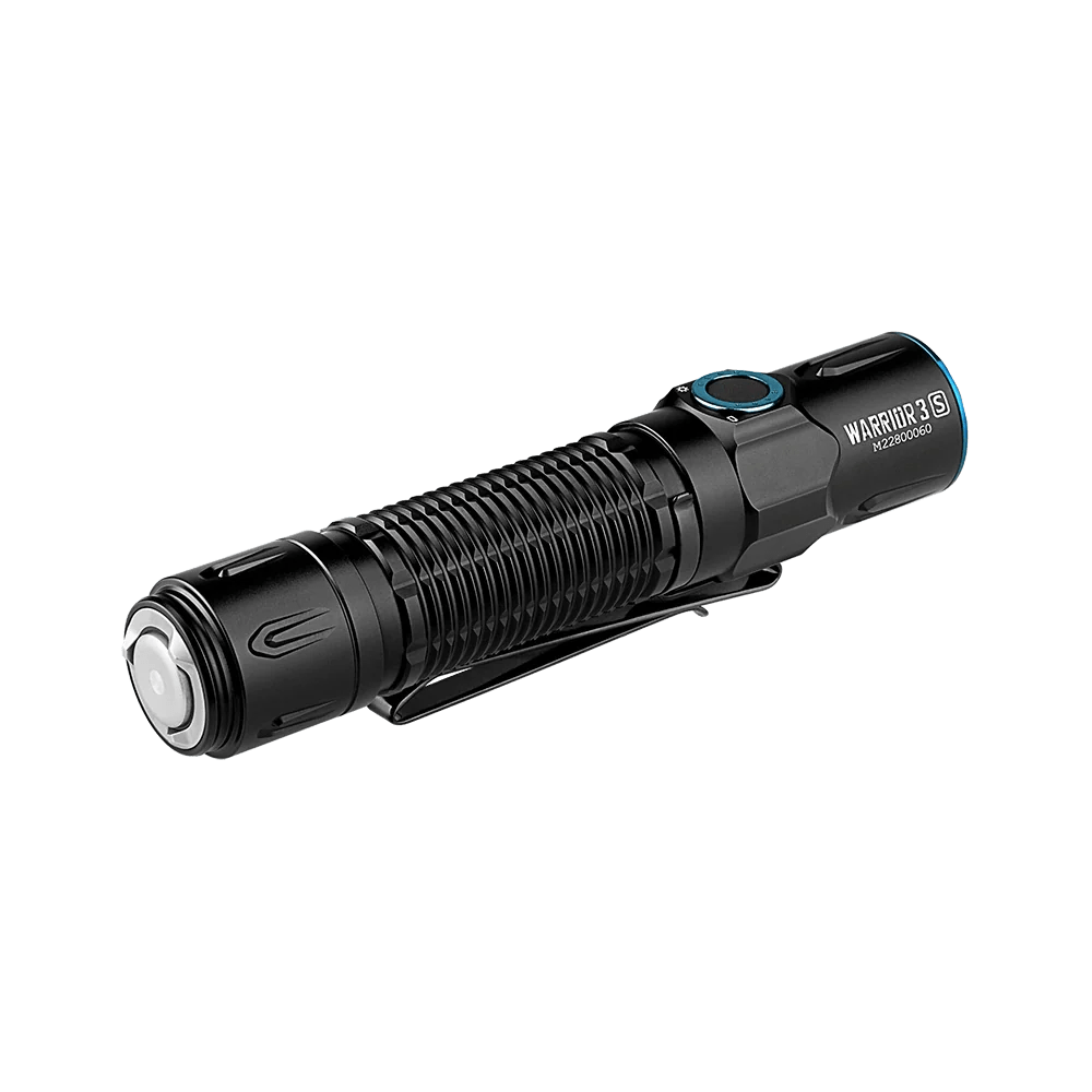 OLIGHT WARRIOR3SBK Warrior 3S High Beam Tactical Flashlight - Black - Fire Protection Parts