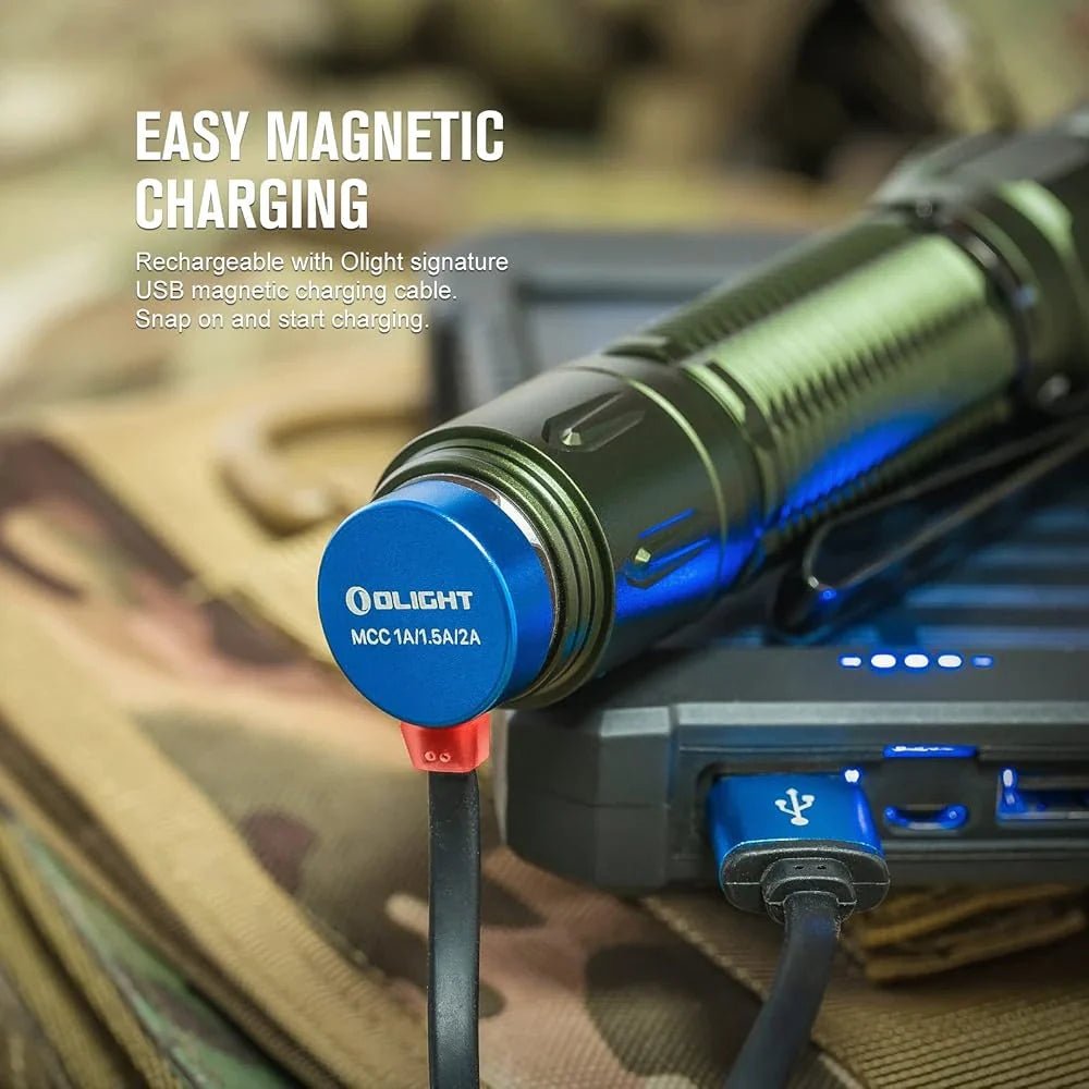 OLIGHT WARRIOR3SODG Warrior 3S High Beam Tactical Flashlight - OD Green - Fire Protection Parts