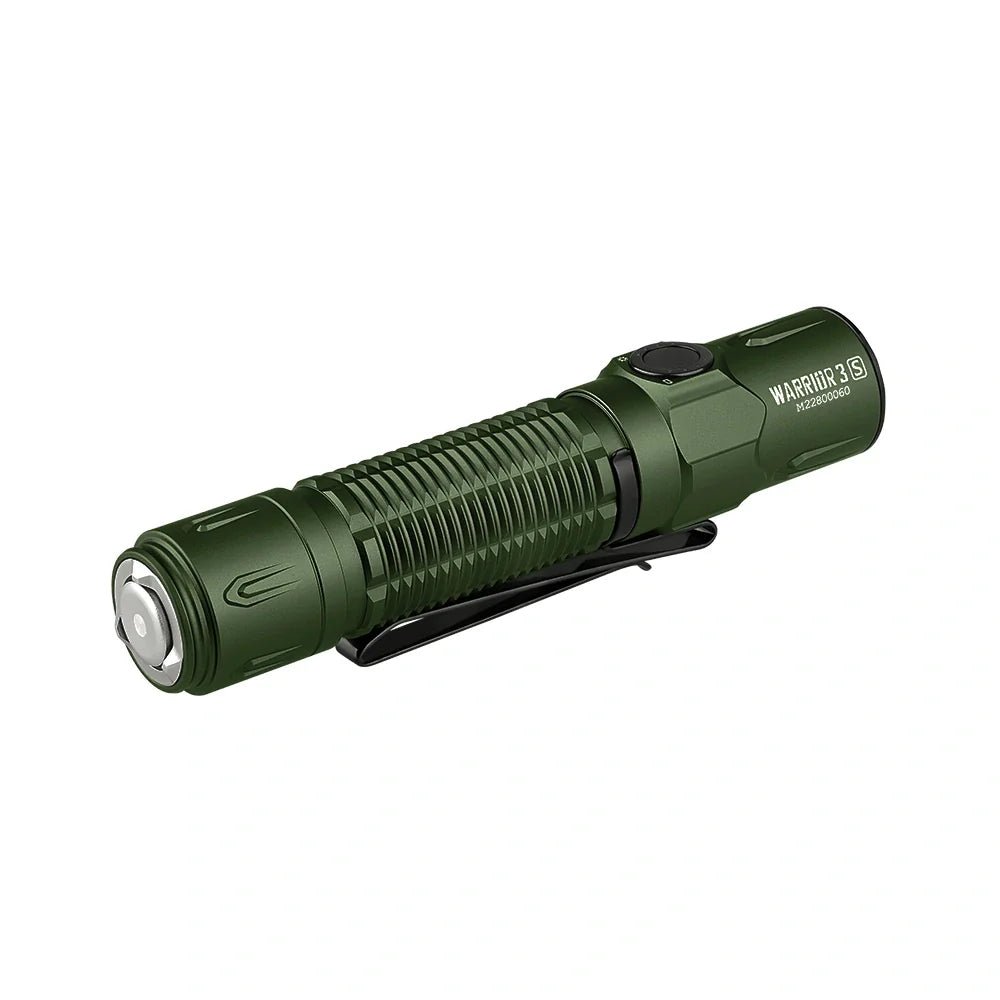 OLIGHT WARRIOR3SODG Warrior 3S High Beam Tactical Flashlight - OD Green - Fire Protection Parts