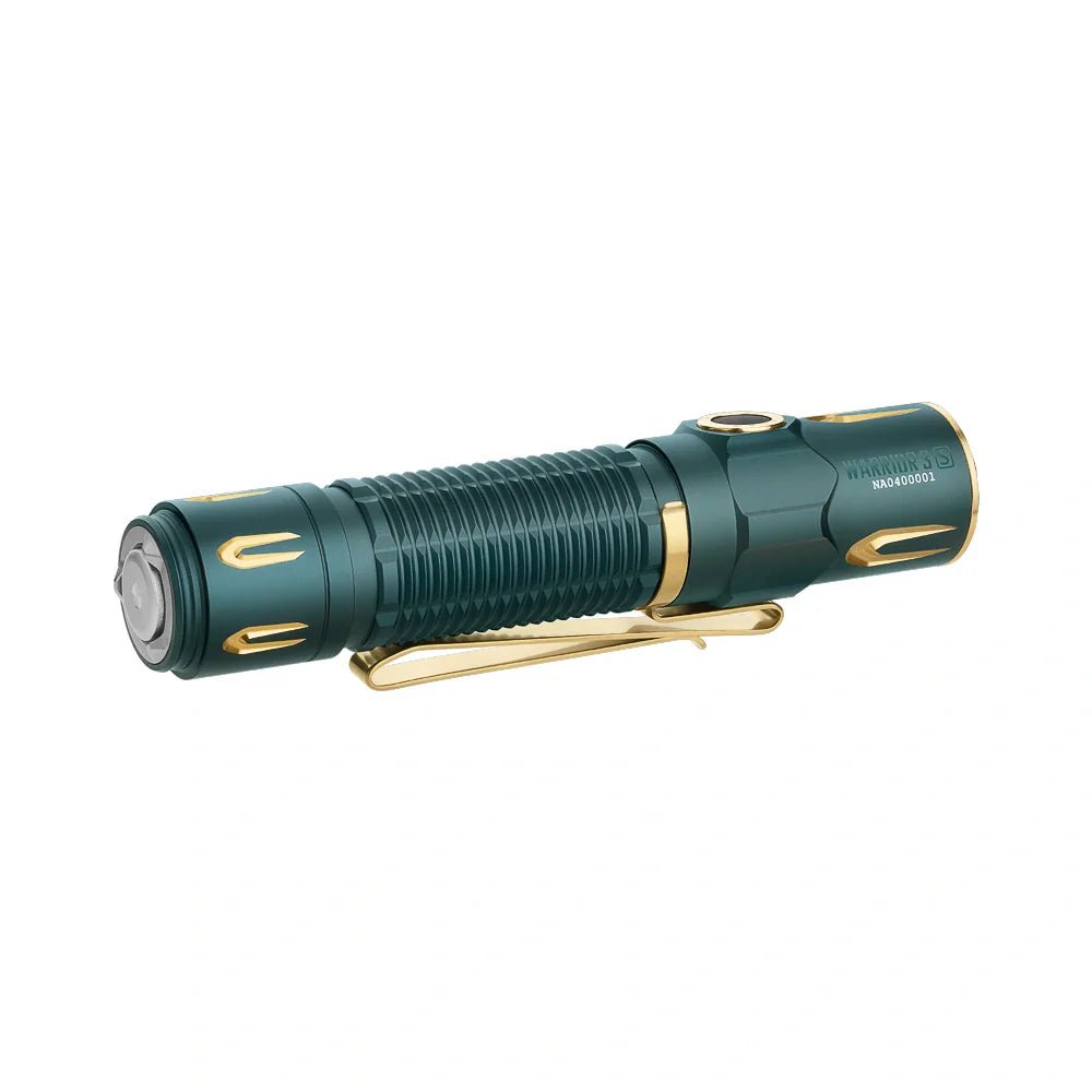 OLIGHT WARRIOS3SDRBU Warrior 3S High Beam Tactical Flashlight - Dream Blue - Fire Protection Parts
