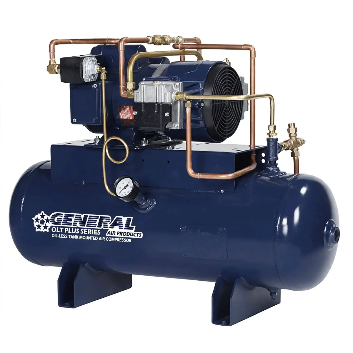 OLT PLUS SERIES: OIL-LESS TANK MOUNTED AIR COMPRESSOR