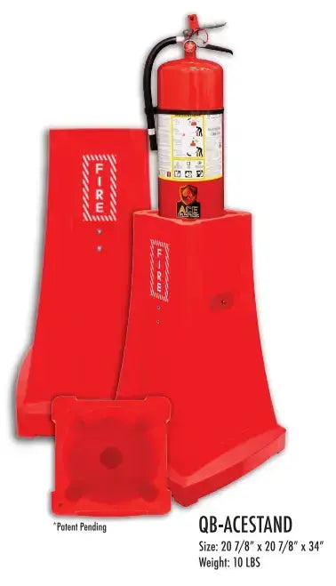 Portable and Stackable Fire Extinguisher Stand by ACE Fire Protection