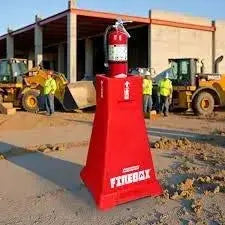 Portable and Stackable Fire Extinguisher Stand by ACE Fire Protection