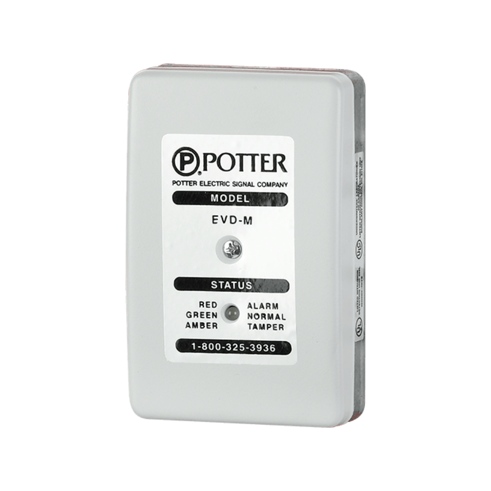 Potter EVD - M Electronic Vibration Detector with Remote Pickup - Fire Protection Parts