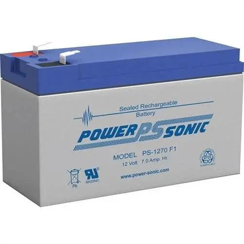 Power Sonic PS-1270 F1 12V 7.0AH by The Fire Alarm Supplier
