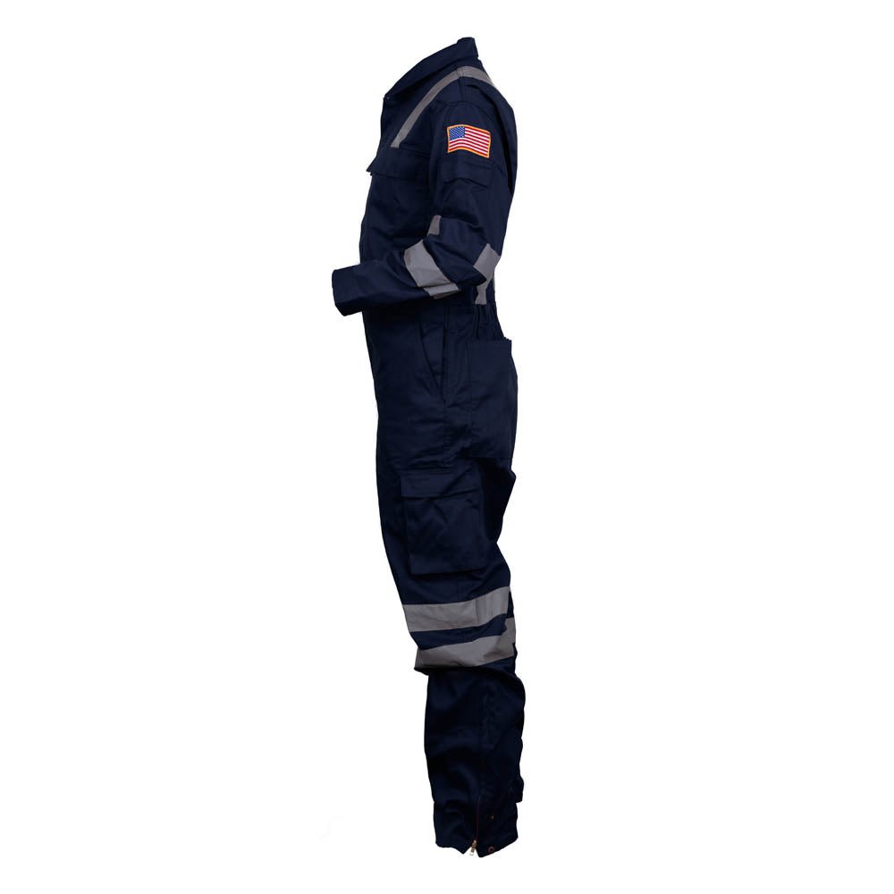 Premium High Visibility Hi Vis Coveralls with Leg Zipper - Fire Protection Parts