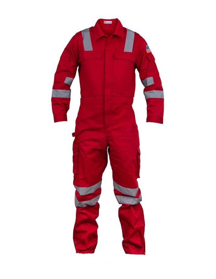 Premium High Visibility Hi Vis Coveralls with Leg Zipper - Fire Protection Parts