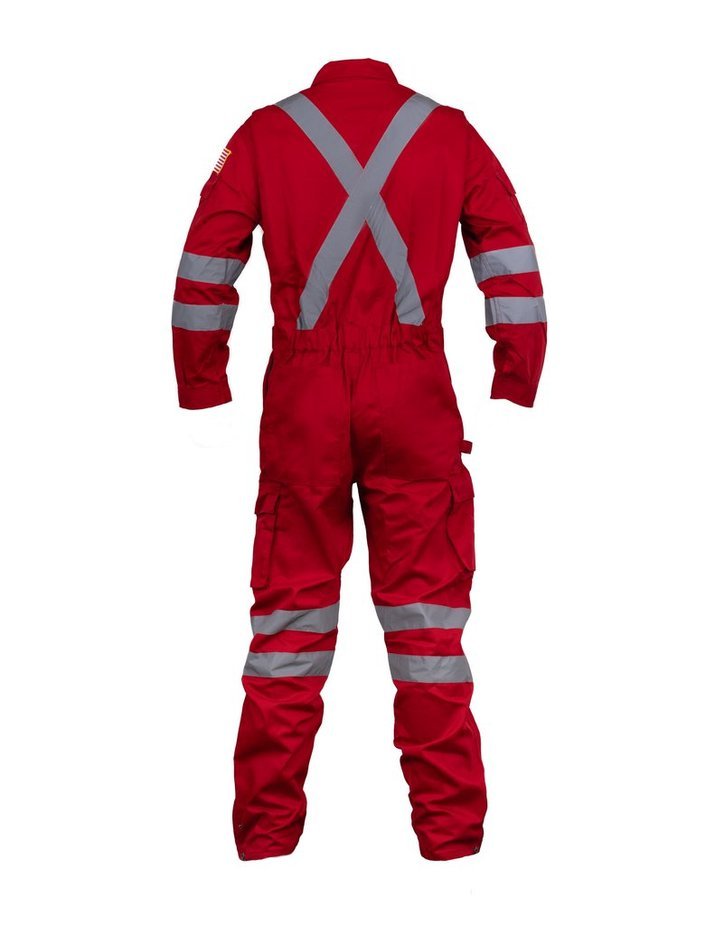 Premium High Visibility Hi Vis Coveralls with Leg Zipper - Fire Protection Parts