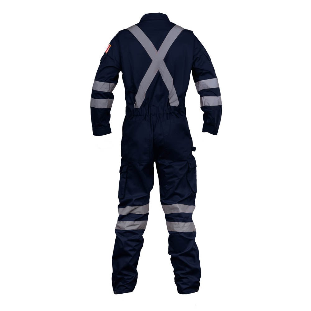 Premium High Visibility Hi Vis Coveralls with Leg Zipper - Fire Protection Parts