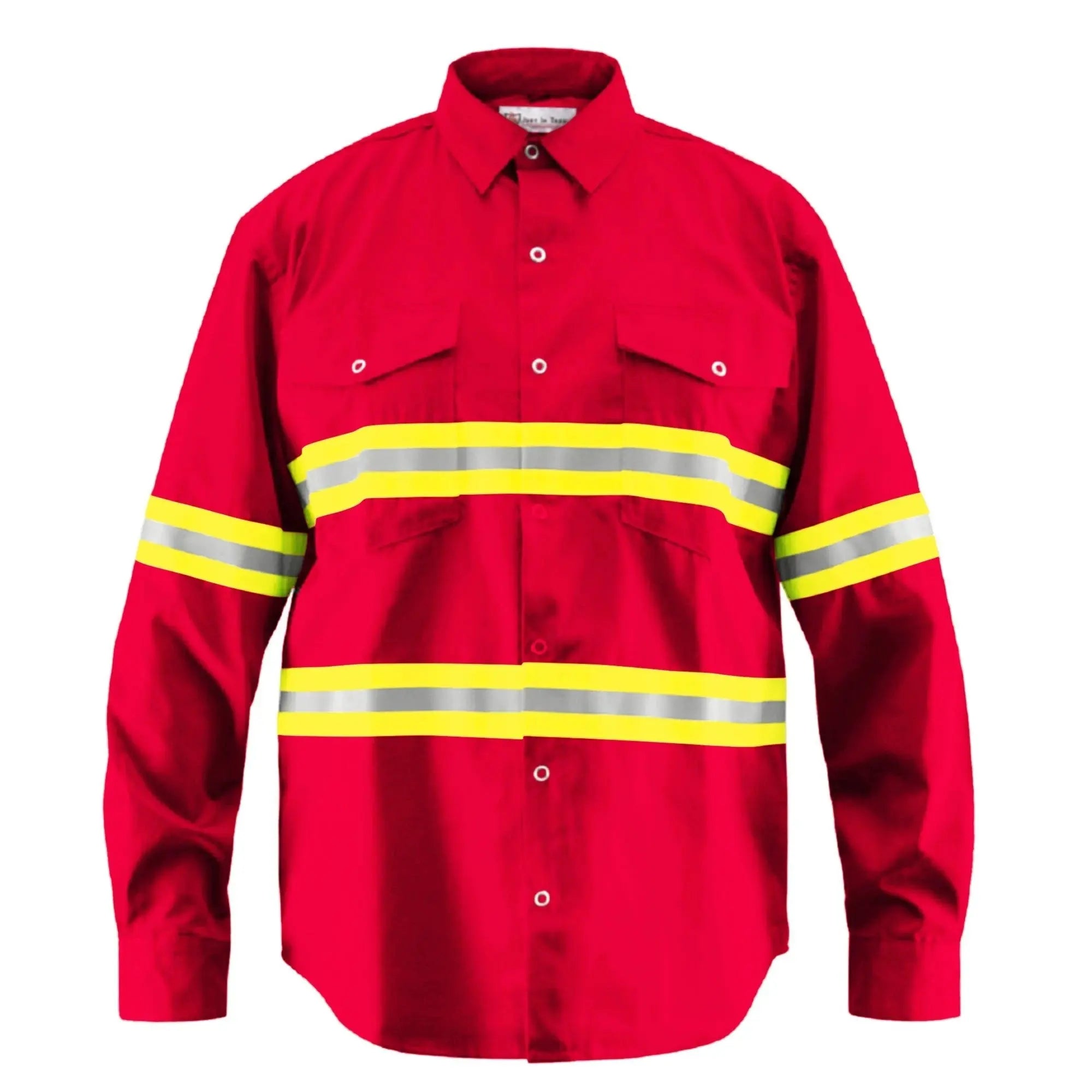 Premium High Visibility Hi Vis Reflective Safety Work Shirts - Full ...