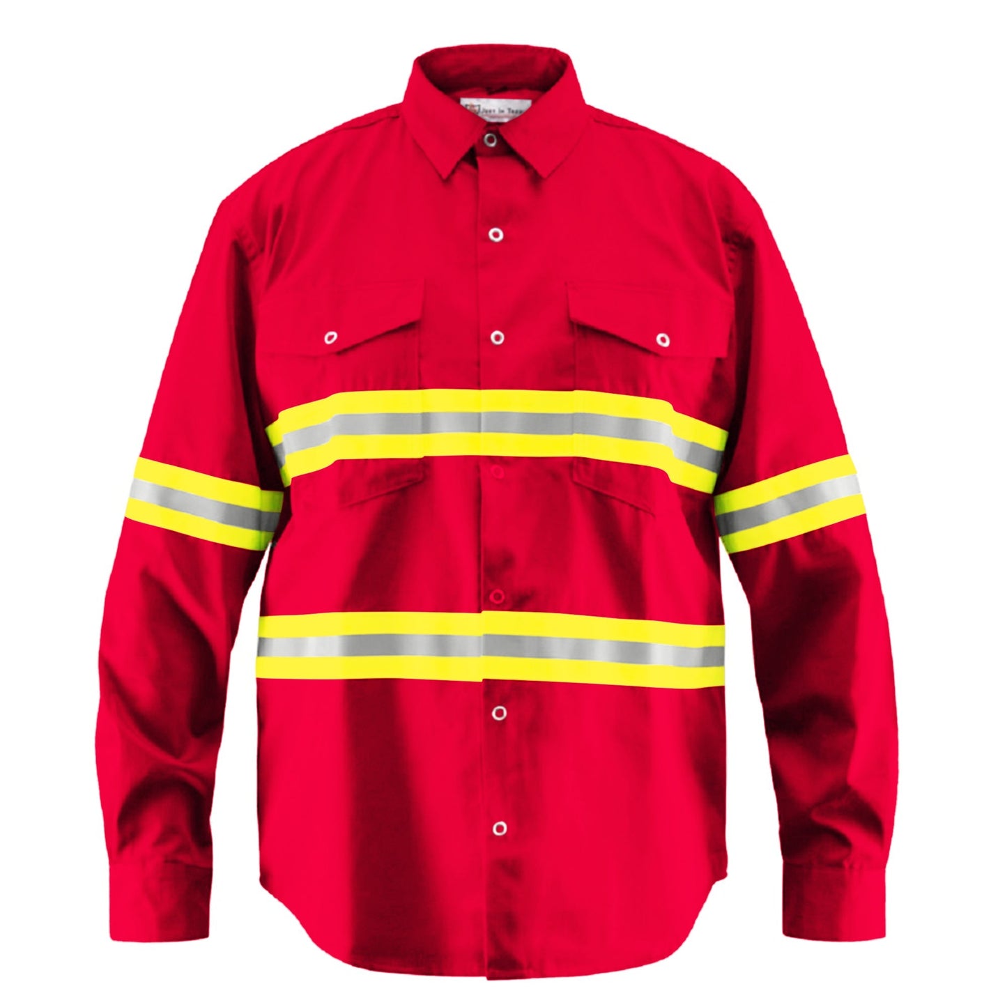 Premium High Visibility Hi Vis Reflective Safety Work Shirts - Full Sleeve - Fire Protection Parts