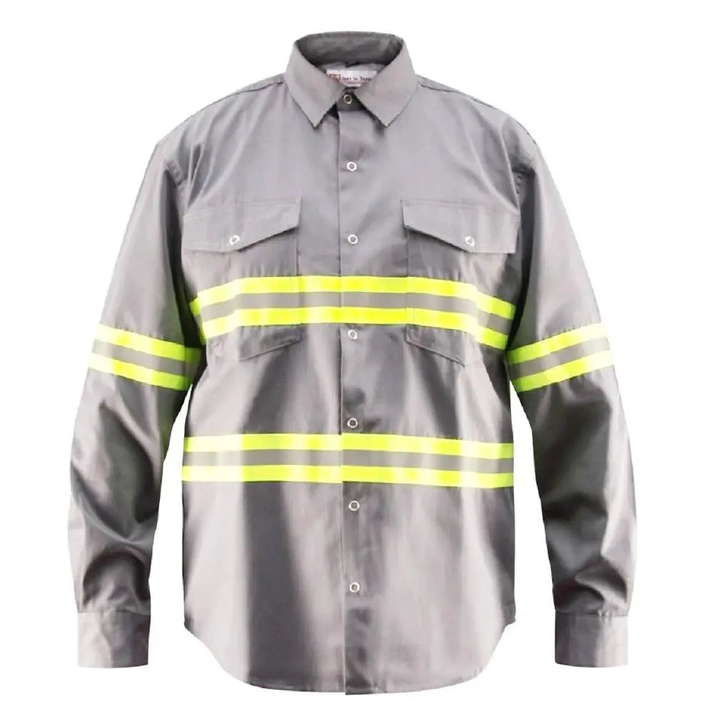 Premium High Visibility Hi Vis Reflective Safety Work Shirts - Full ...