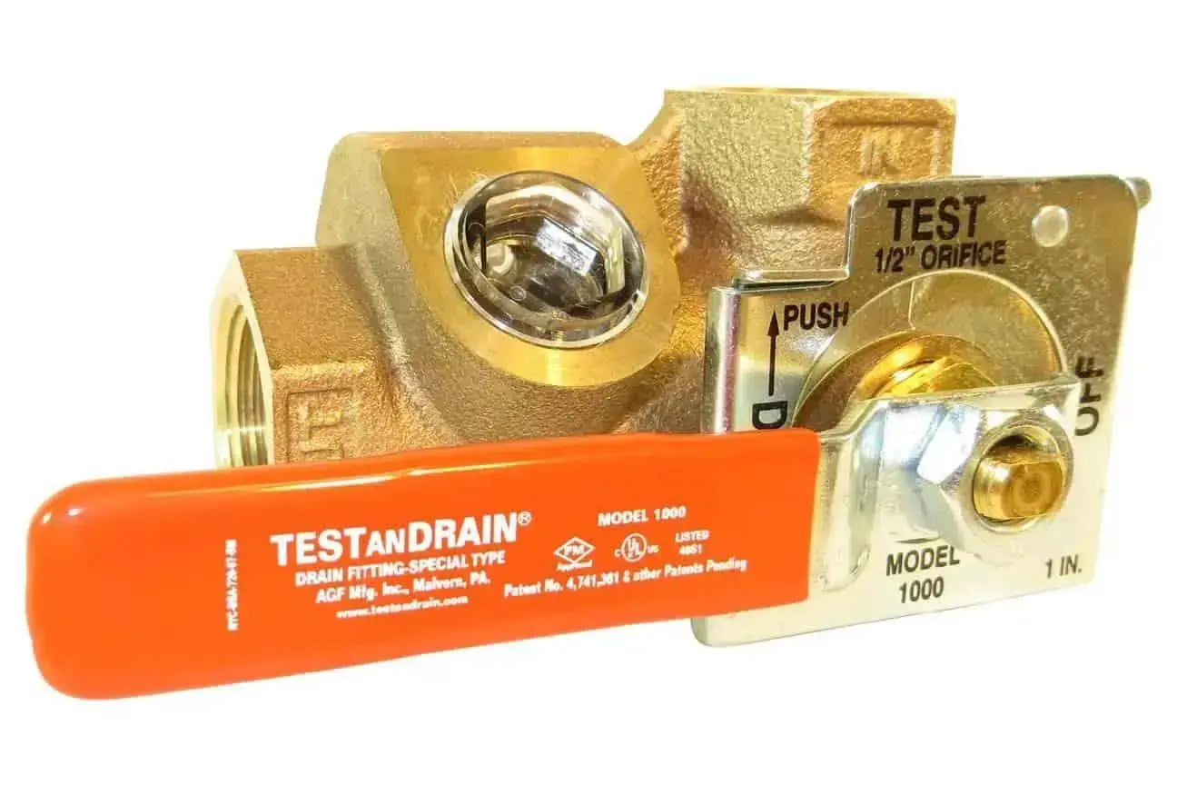 Reliable AG&F Fire Protection Test & Drain 10001255 Fire Protection Reliable Sprinkler Fire Protection Parts Reliable Fire Protection Test & Drain 10001255