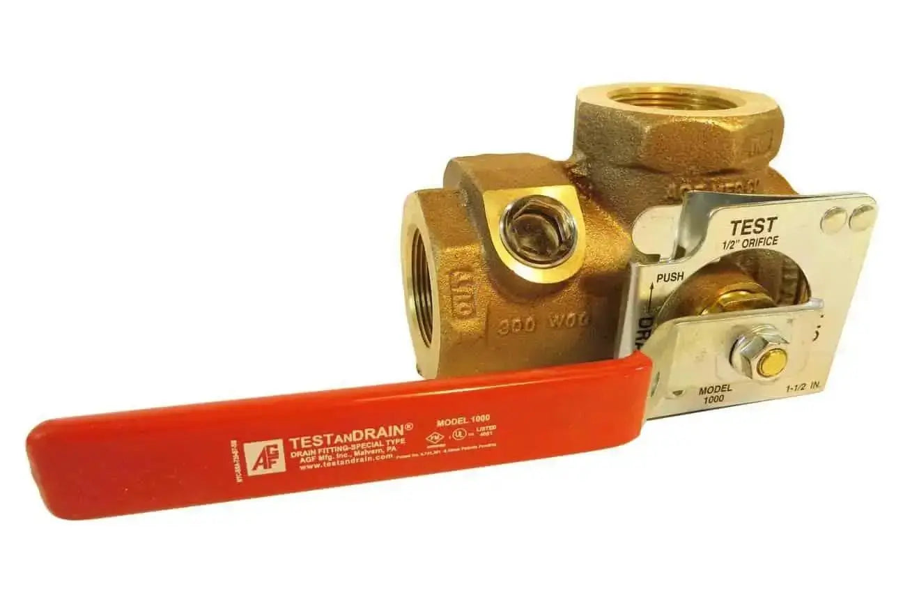 Reliable AG&F Test & Drain for Fire Systems 1011155 by Reliable Sprinkler