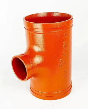 Reliable Fire Grooved Reducing Tee Painted 886RTR by Reliable Sprinkler