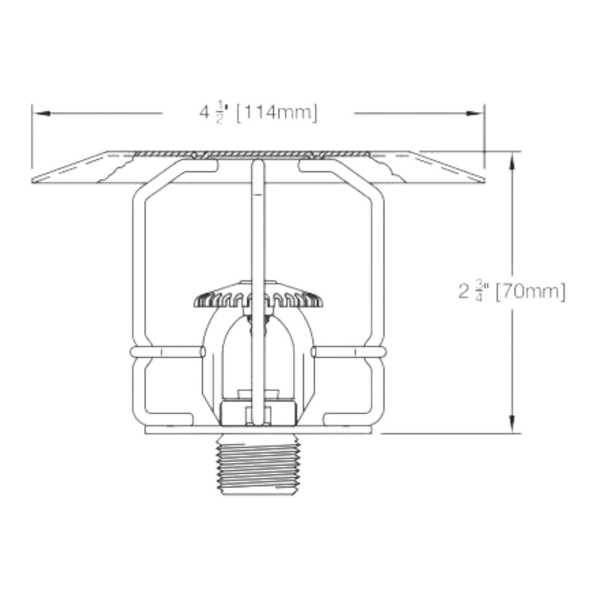 Reliable Fire Sprinkler Guard Shield 3 1/4" Protection Fire Protection Reliable Sprinkler Fire Protection Parts Reliable Fire Sprinkler Guard Shield 3 1/4"