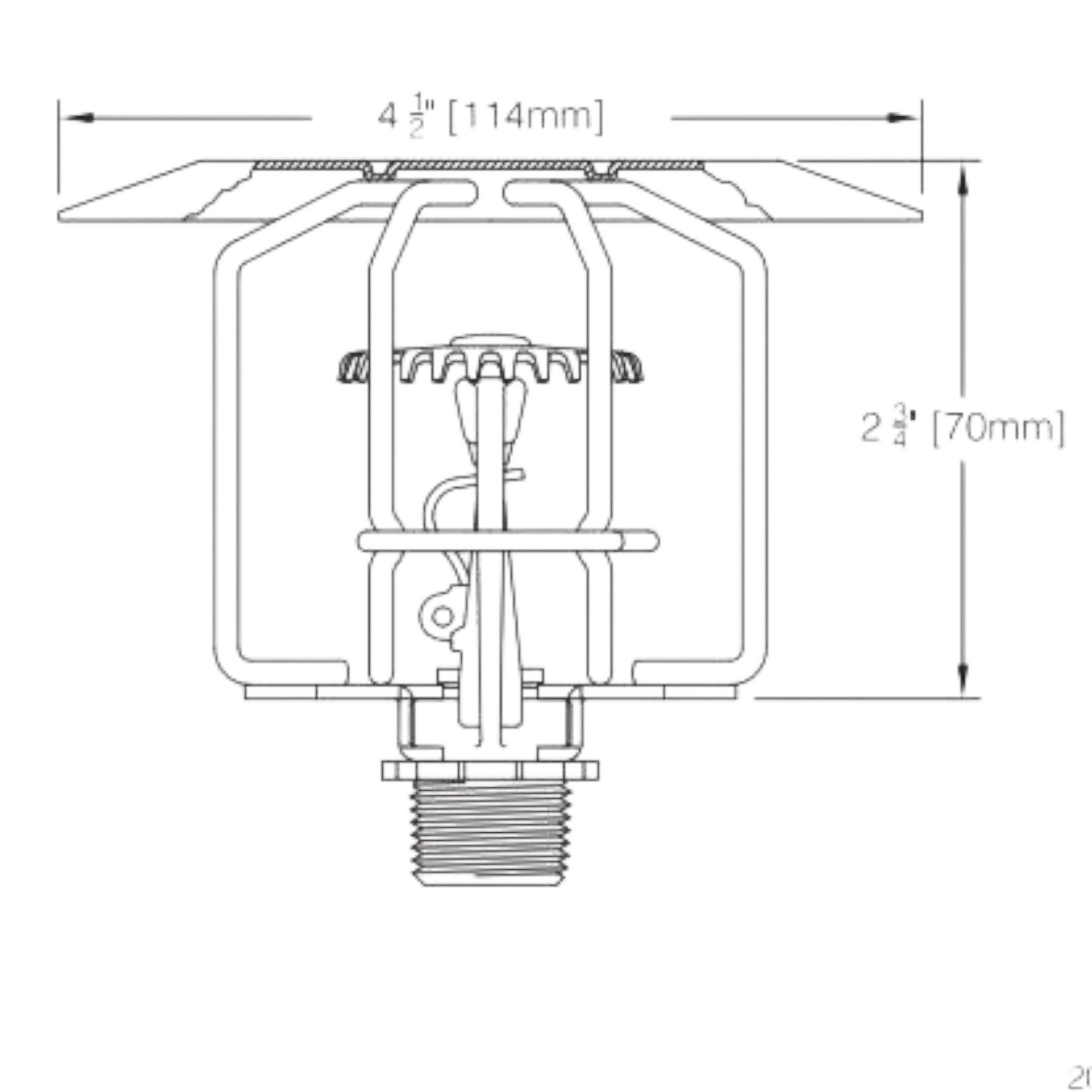 Reliable Fire Sprinkler Guard Shield 3 1/4" Protection Fire Protection Reliable Sprinkler Fire Protection Parts Reliable Fire Sprinkler Guard Shield 3 1/4"