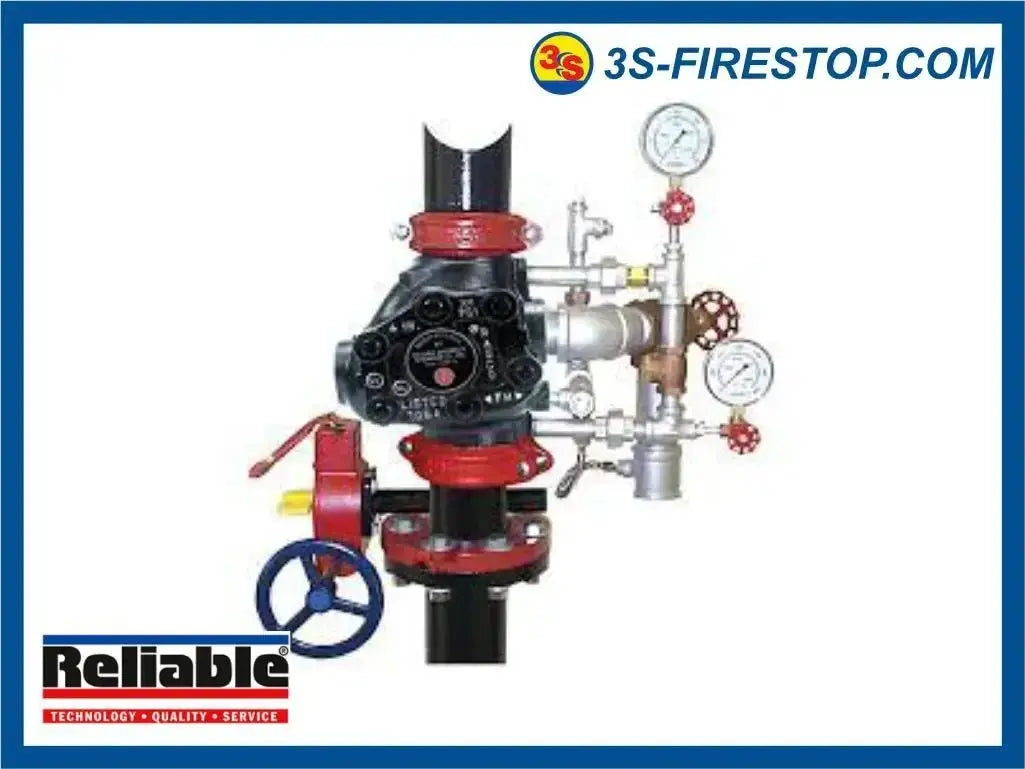Reliable Model E Alarm Valve Flanged Grooved Vertical by Reliable Sprinkler