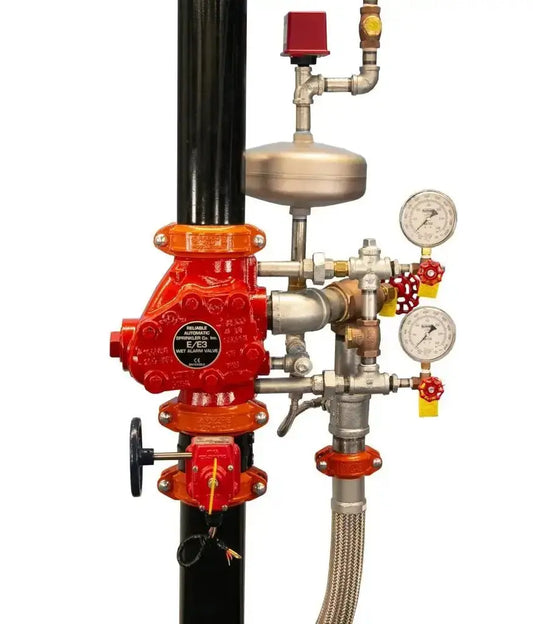 Reliable Model E Alarm Valve Flanged Grooved Vertical by Reliable Sprinkler