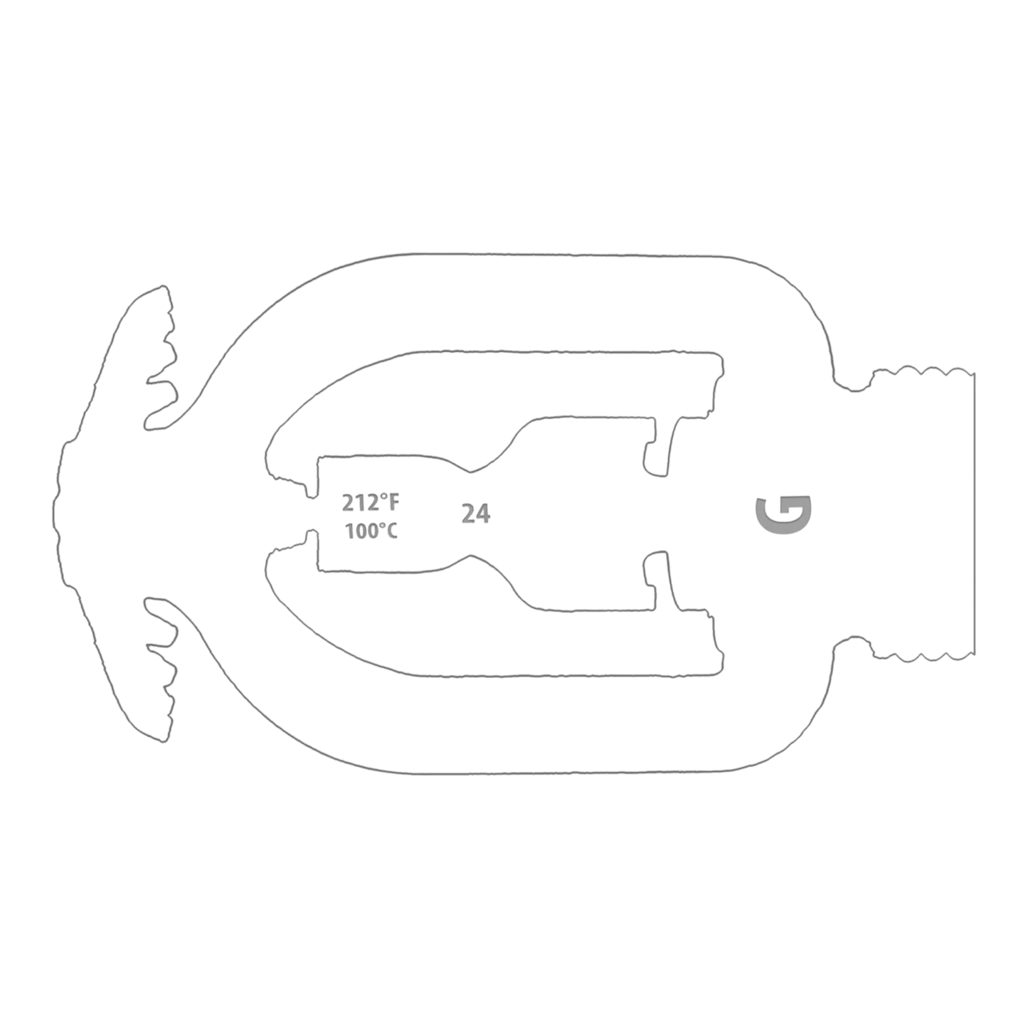 Reliable MODEL G INTERMEDIATE PENDENT K8.0 (115) THREADS 3/4" (20MM) R1017 by Reliable Sprinkler