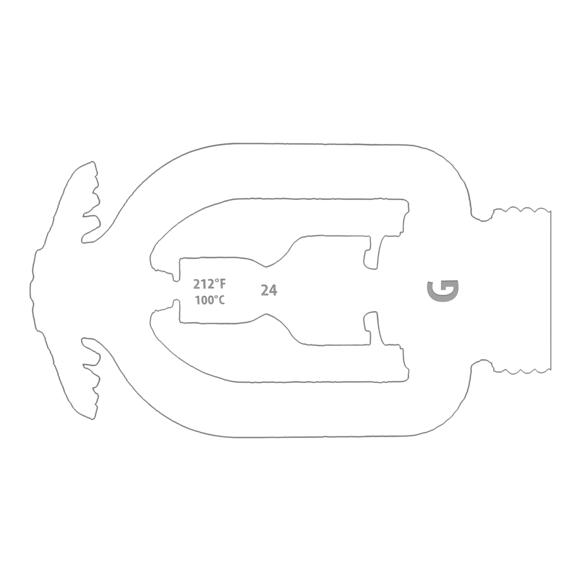Reliable MODEL G INTERMEDIATE PENDENT K8.0 (115) THREADS 3/4" (20MM) R1017 by Reliable Sprinkler