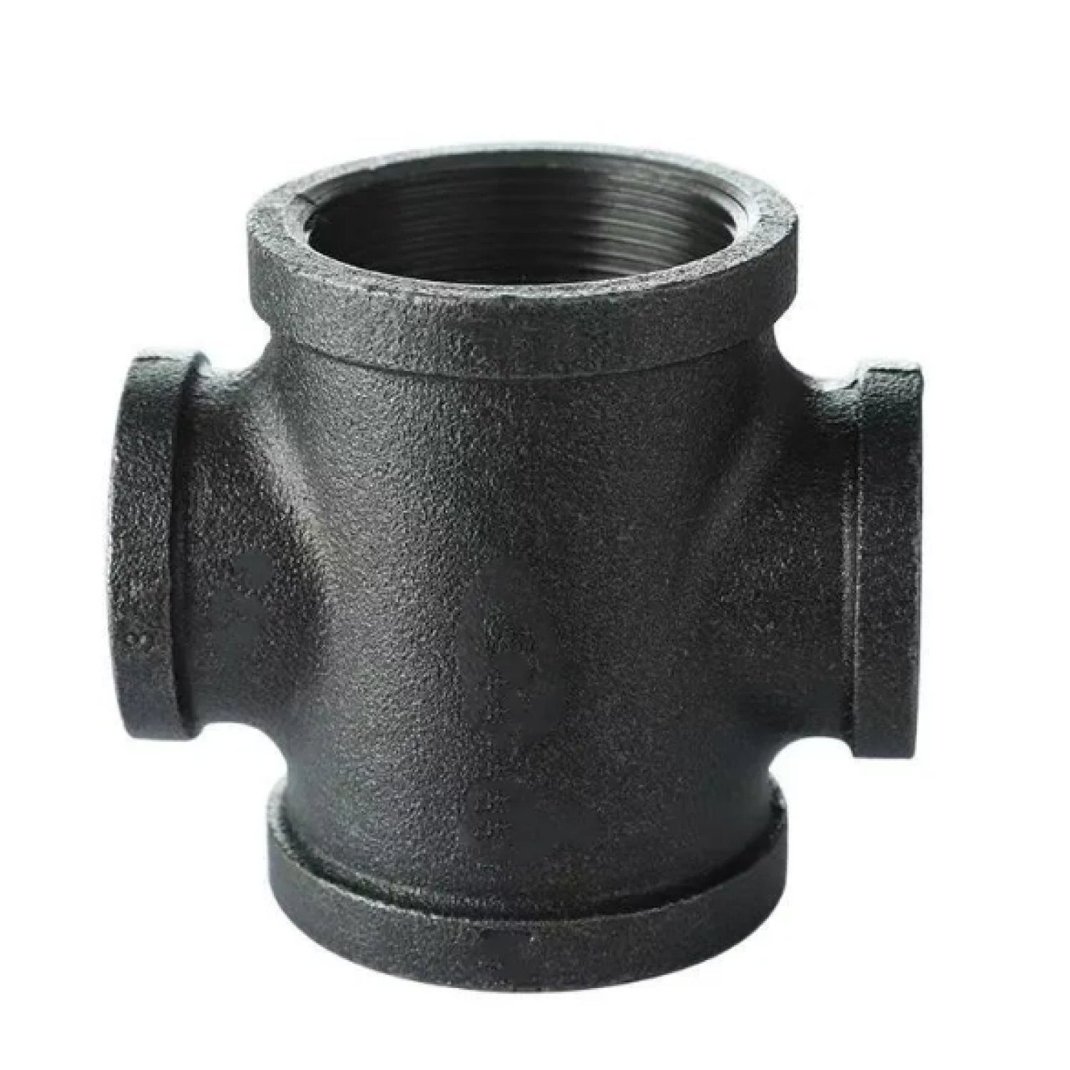 Black Cast Iron CI Red Tee Plumbing Fitting