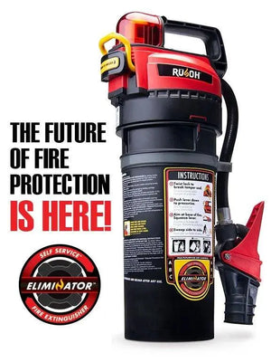 Rusoh Eliminator 6lb BC Dry Chemical Self-Service Fire Extinguisher UL Approved by Rusoh