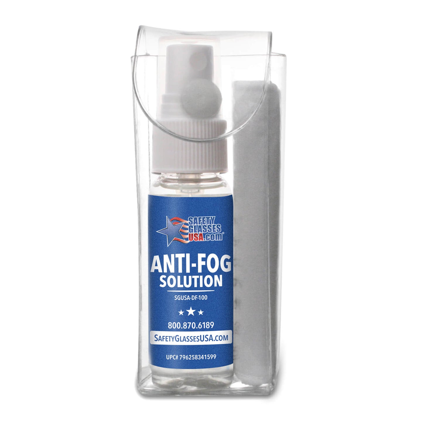 Safety Glasses USA DEFOGIT Anti - Fog Spray Kit For Glasses Made In USA - Fire Protection Parts