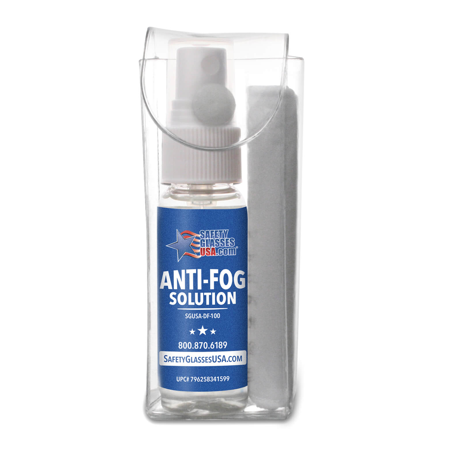 Safety Glasses USA DEFOGIT Anti - Fog Spray Kit For Glasses Made In USA - Fire Protection Parts