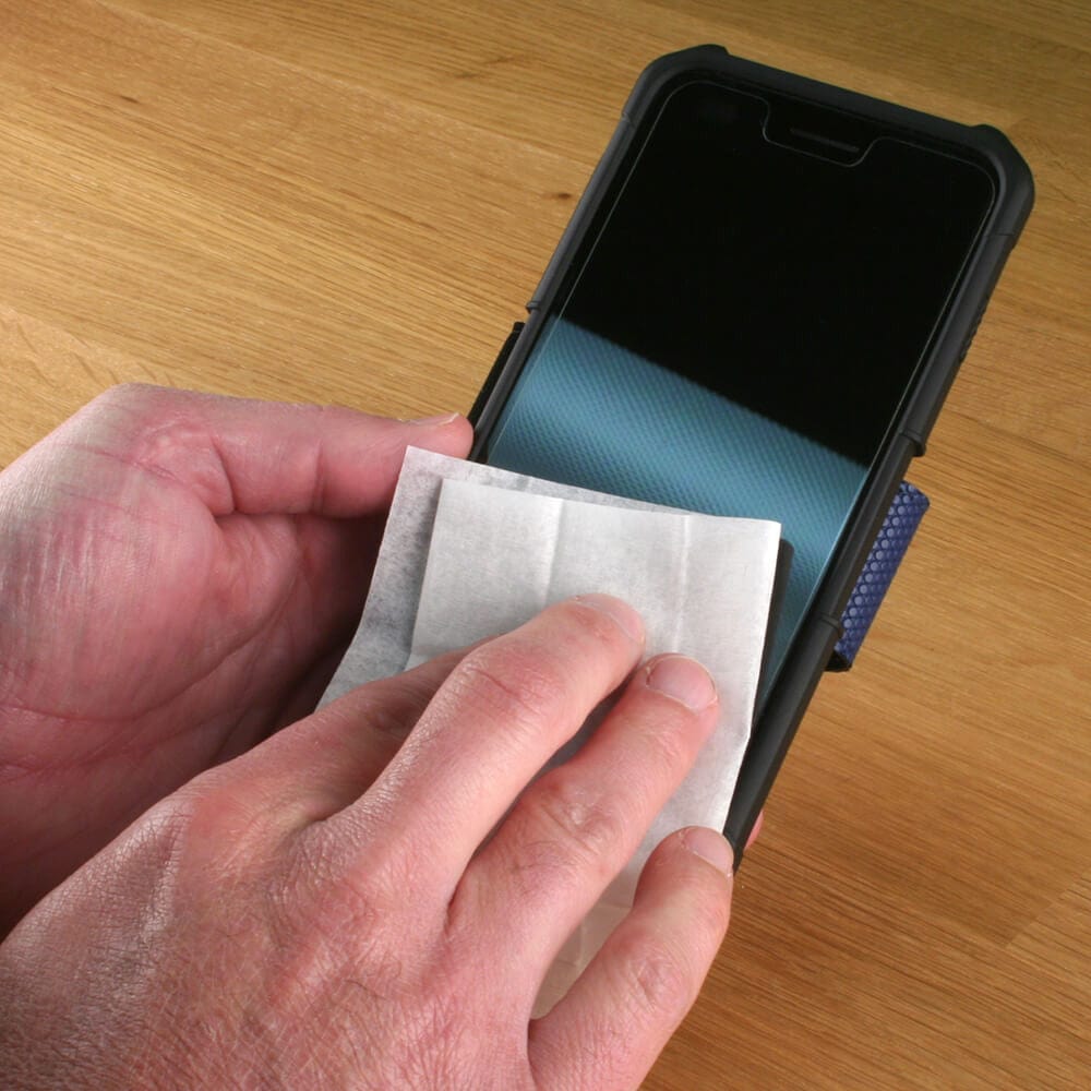 Safety Glasses USA Pre - moistened Lens Cleaning Wipes, Box of 100, Made In USA - Fire Protection Parts