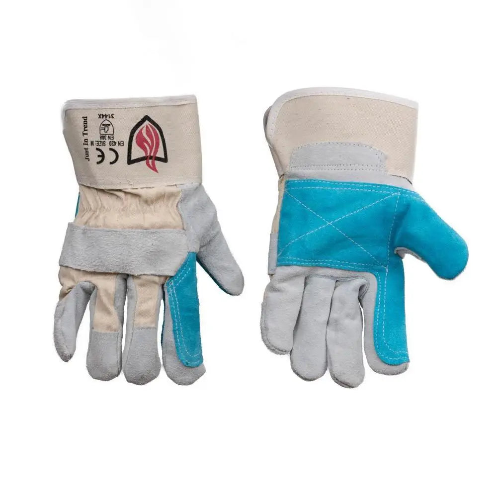Safety Leather Work Gloves by Just In Trend