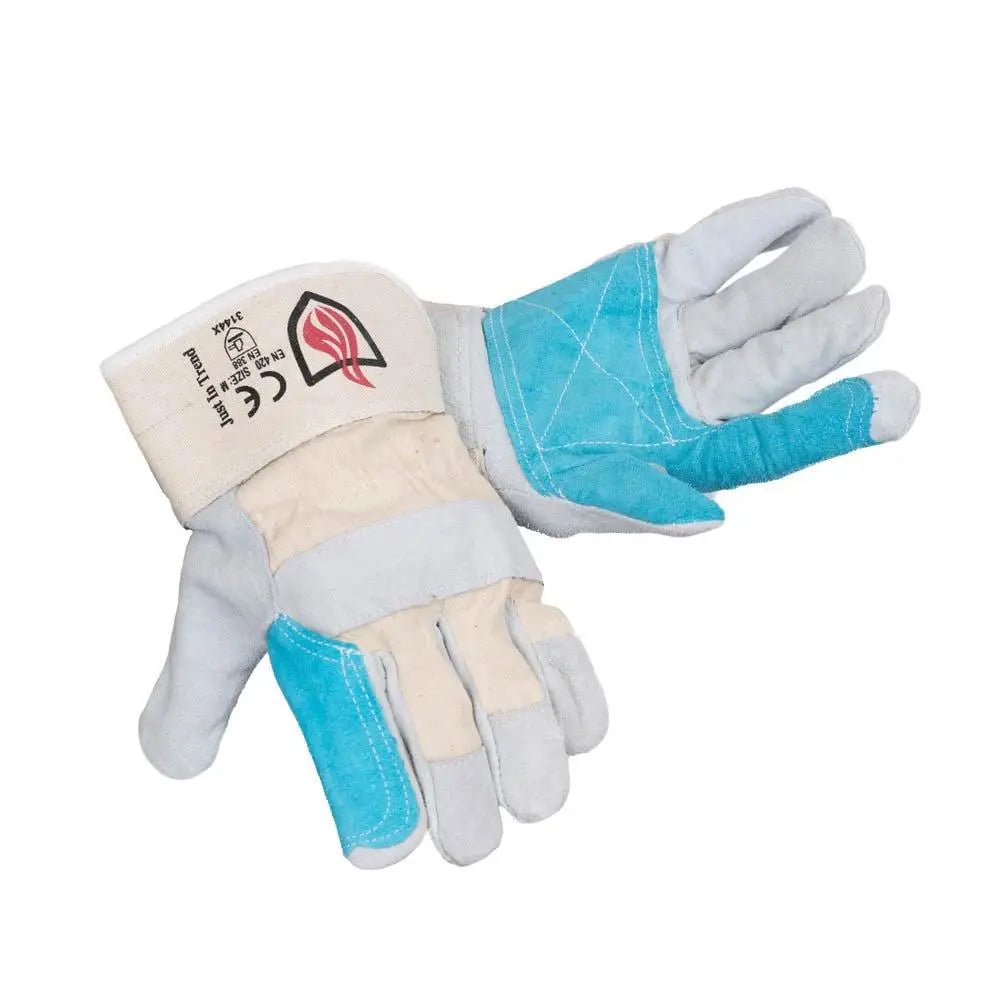 Safety Leather Work Gloves by Just In Trend