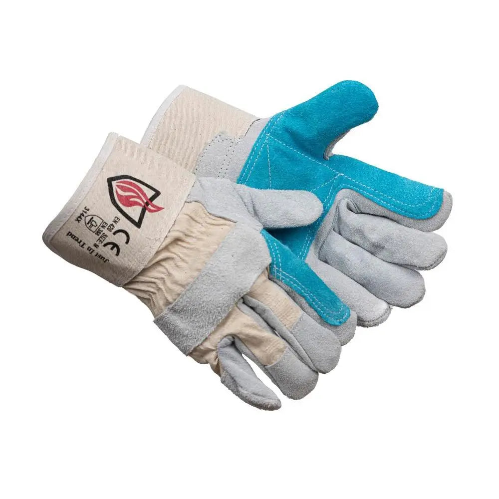 Safety Leather Work Gloves by Just In Trend