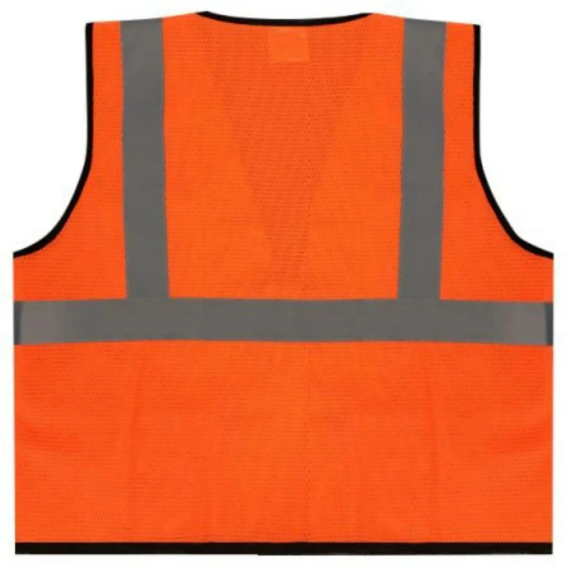 Safety Main 05EAMO Economy Vest, Class 2, All Mesh, Hi - Vis Orange, Pack of 10 - Fire Protection Parts