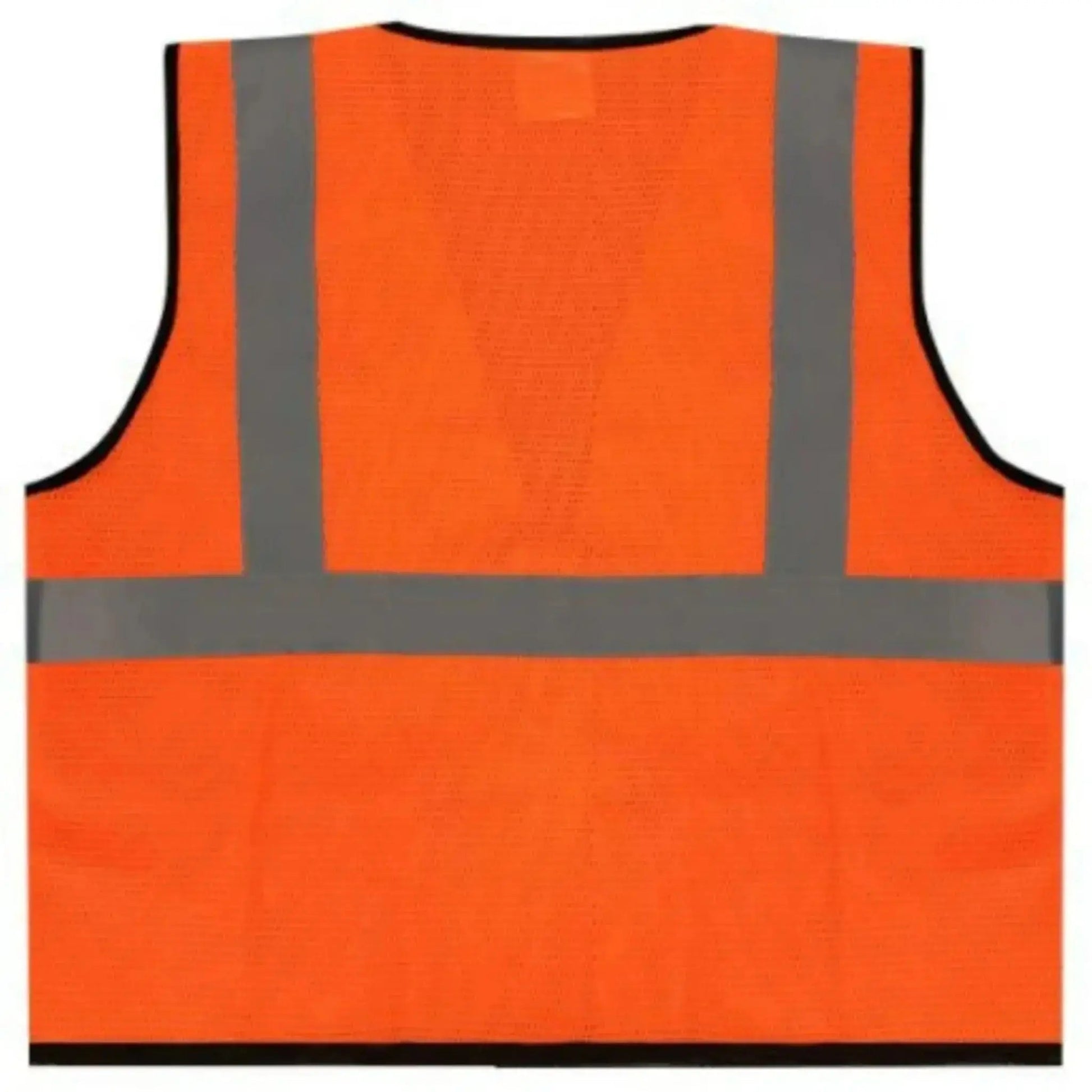 Safety Main 05EAMO Economy Vest, Class 2, All Mesh, Hi - Vis Orange, Pack of 5 - Fire Protection Parts