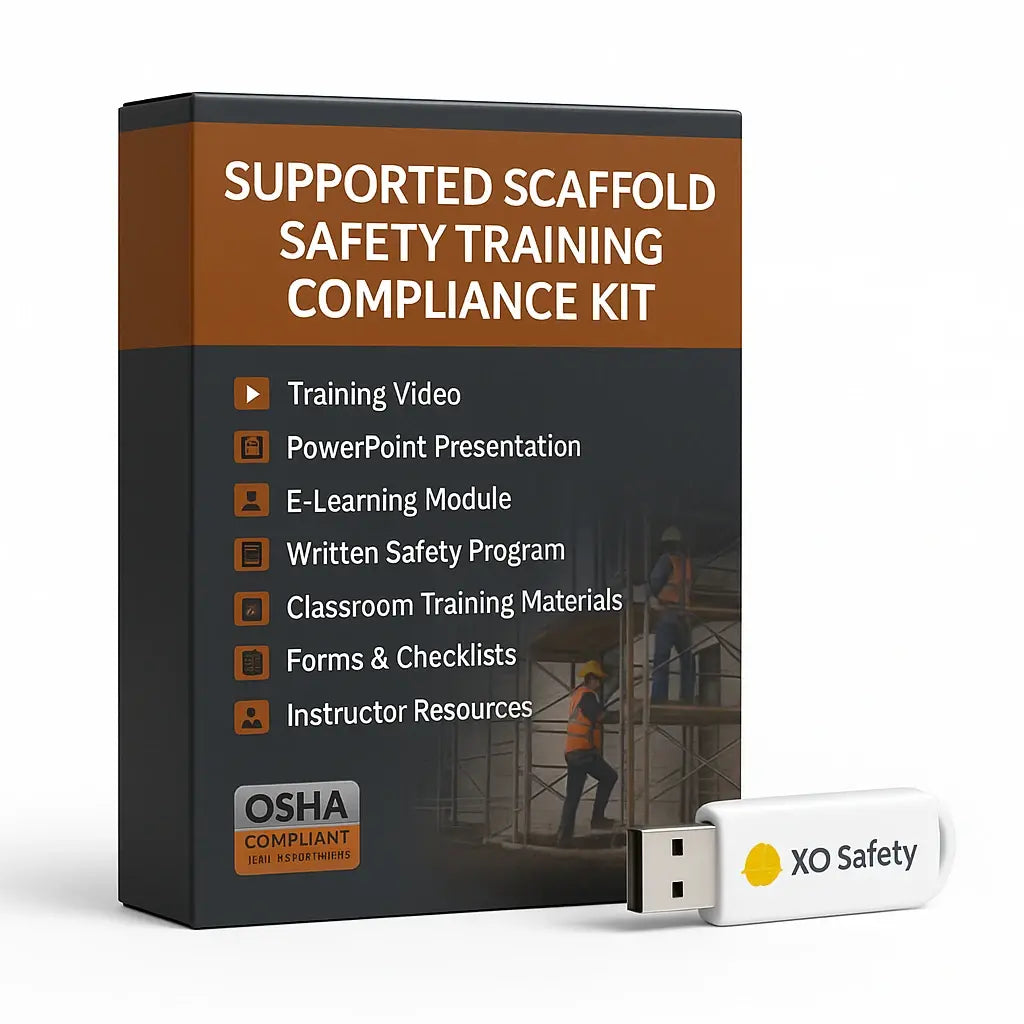 Supported Scaffolding Safety Training Compliance Kit by XO Safety