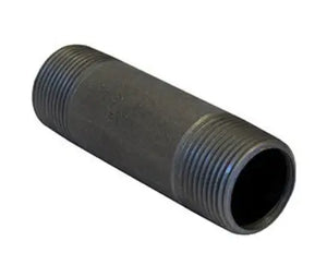 1/2" Black Nipple DOM Fire Protection Equipment by Fayette Nipple