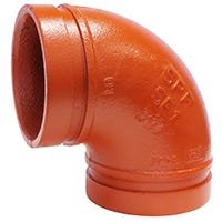SE - 1 GROOVED 90° ELBOW SHORT PATTERN IMP - Fire Protection Parts