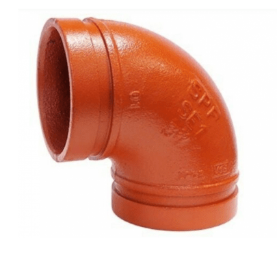 SE - 1 GROOVED 90° ELBOW SHORT PATTERN IMP - Fire Protection Parts