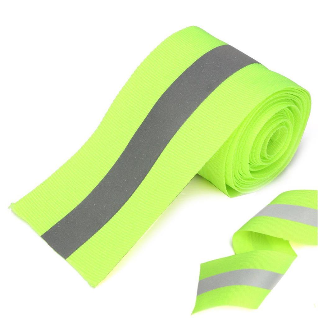 Sew on High Visibility Hi Vis Retro Reflective Fabric Tape - Fire Protection Parts