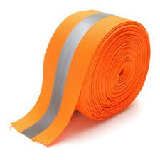 Sew on High Visibility Hi Vis Retro Reflective Fabric Tape - Fire Protection Parts