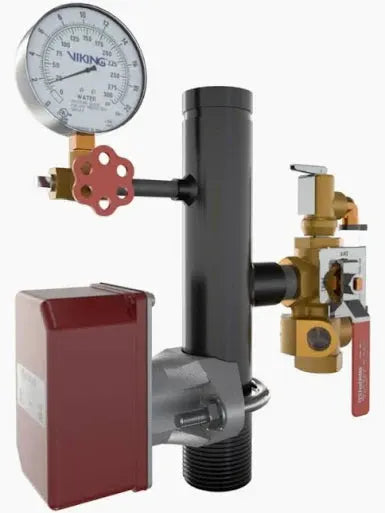 8" Fire Sprinkler Riser Test & Drain | Viking EasyPac Commercial by Viking